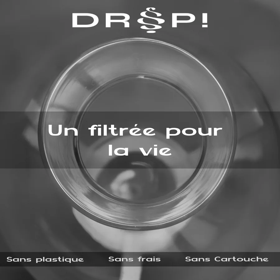DROP A filter for life campaign visual
